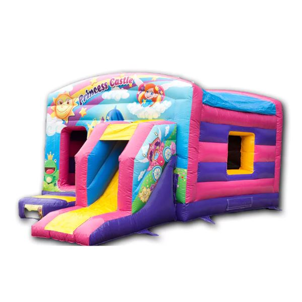 Springkussen Prinses met Glijbaan Springkussen Prinses met Glijbaan