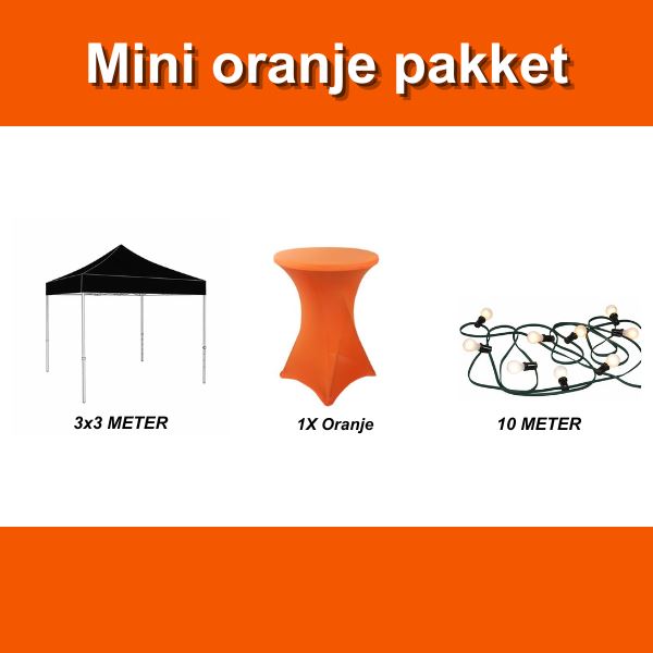 Mini oranje feestpakket Mini oranje feestpakket