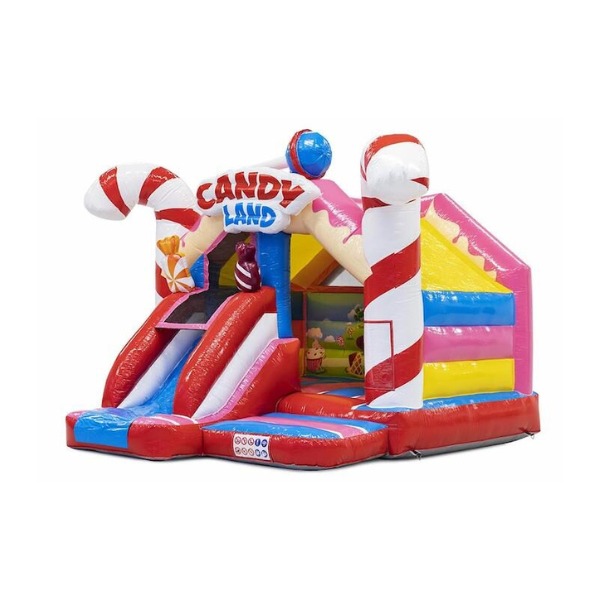 Springkussen Candy met Glijbaan Springkussen Candy met Glijbaan