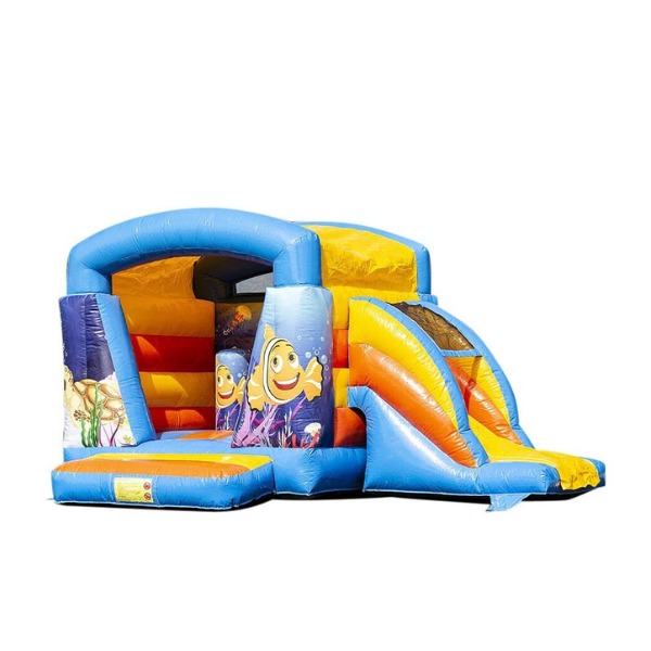 Springkussen XS Seaworld met glijbaan Springkussen XS Seaworld met glijbaan